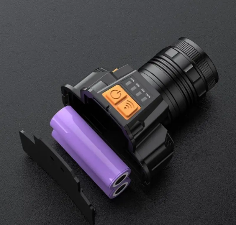 Lanterna frontala Superfire HL58 (Black/Orange)