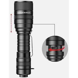 Lanterna Led Superfire F5 (Black) Thumb