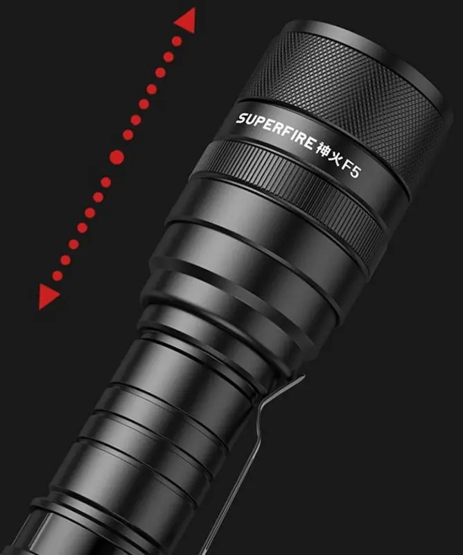 Lanterna Led Superfire F5 (Black)