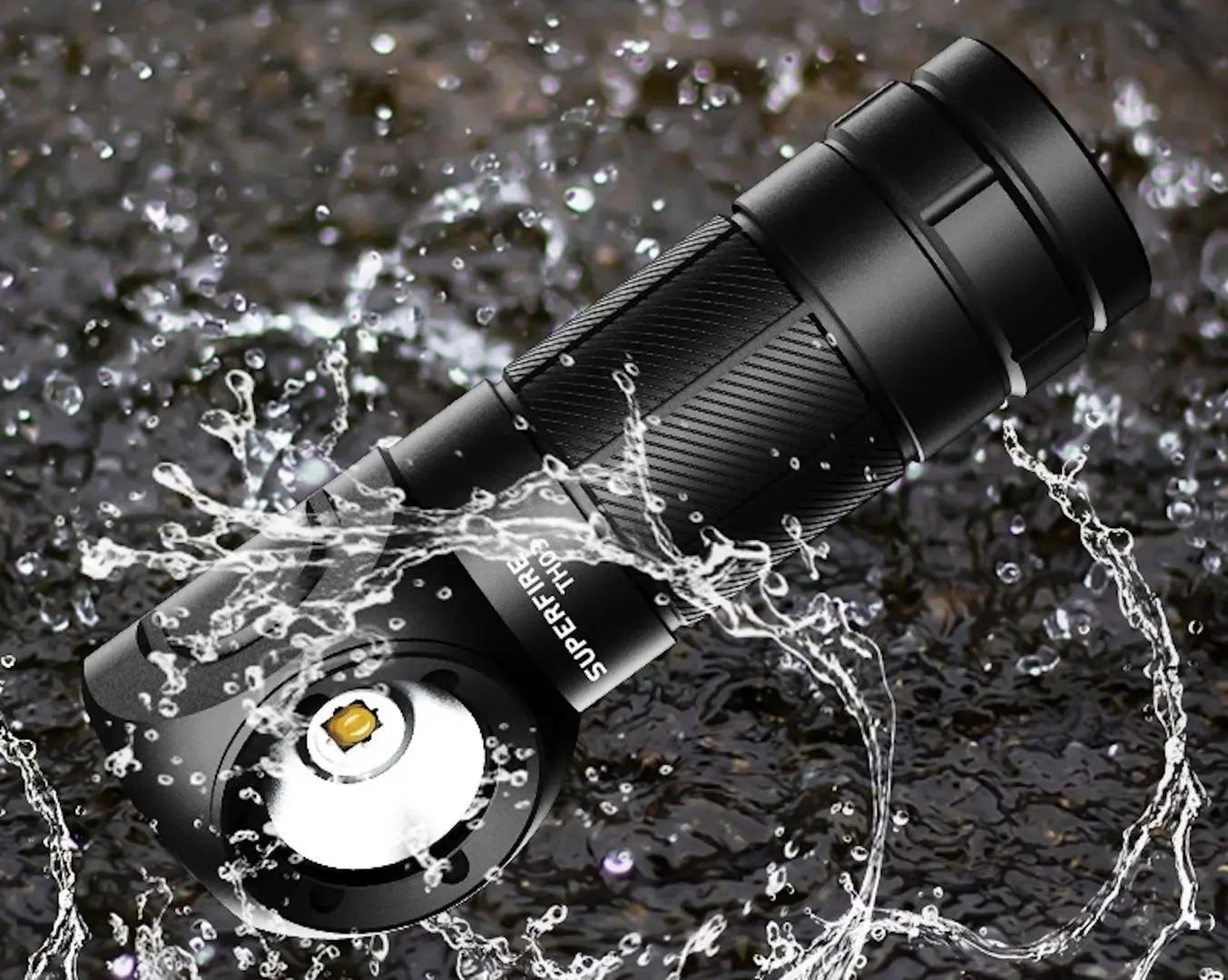 Lanterna LED Superfire TH03 (Black)