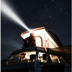 Lanterna frontala LED Superfire HL75-X (Black/Orange) Thumb