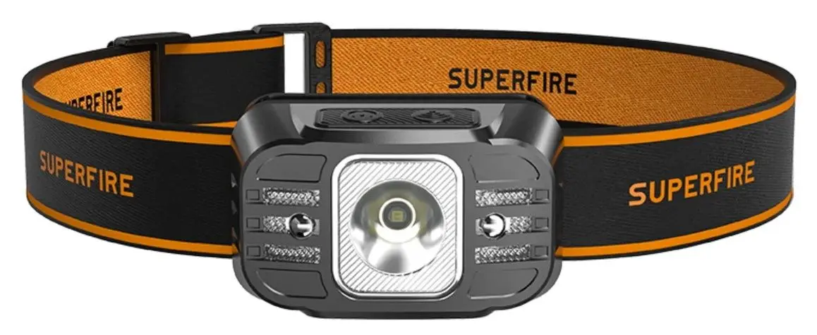 Lanterna frontala LED Superfire HL75-X (Black/Orange)