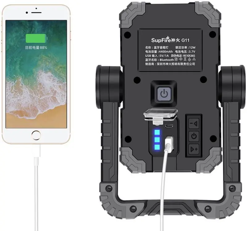 Proiector LED Supfire G11 (Black)