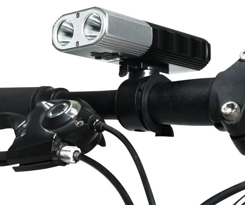 Lanterna LED pentru bicicleta SuperFire BL06 (Black/Silver)
