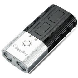 Lanterna LED pentru bicicleta SuperFire BL06 (Black/Silver)