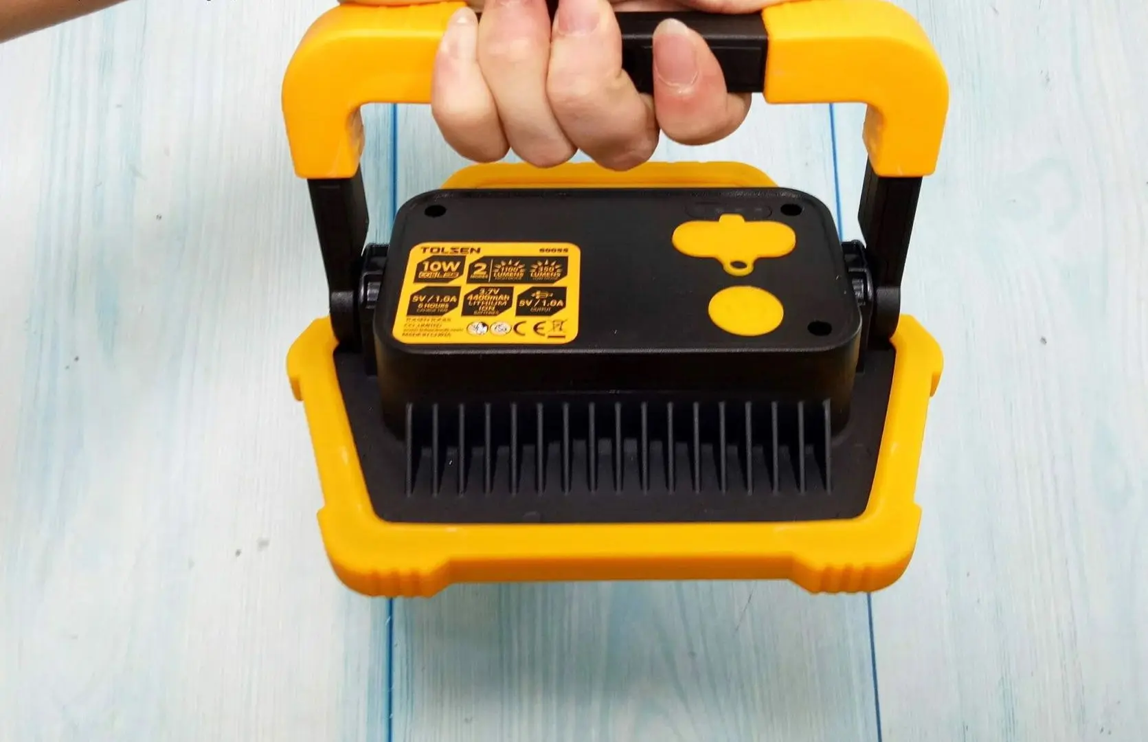 Proiector LED portabil Tolsen 0660055 (Yellow/Black)