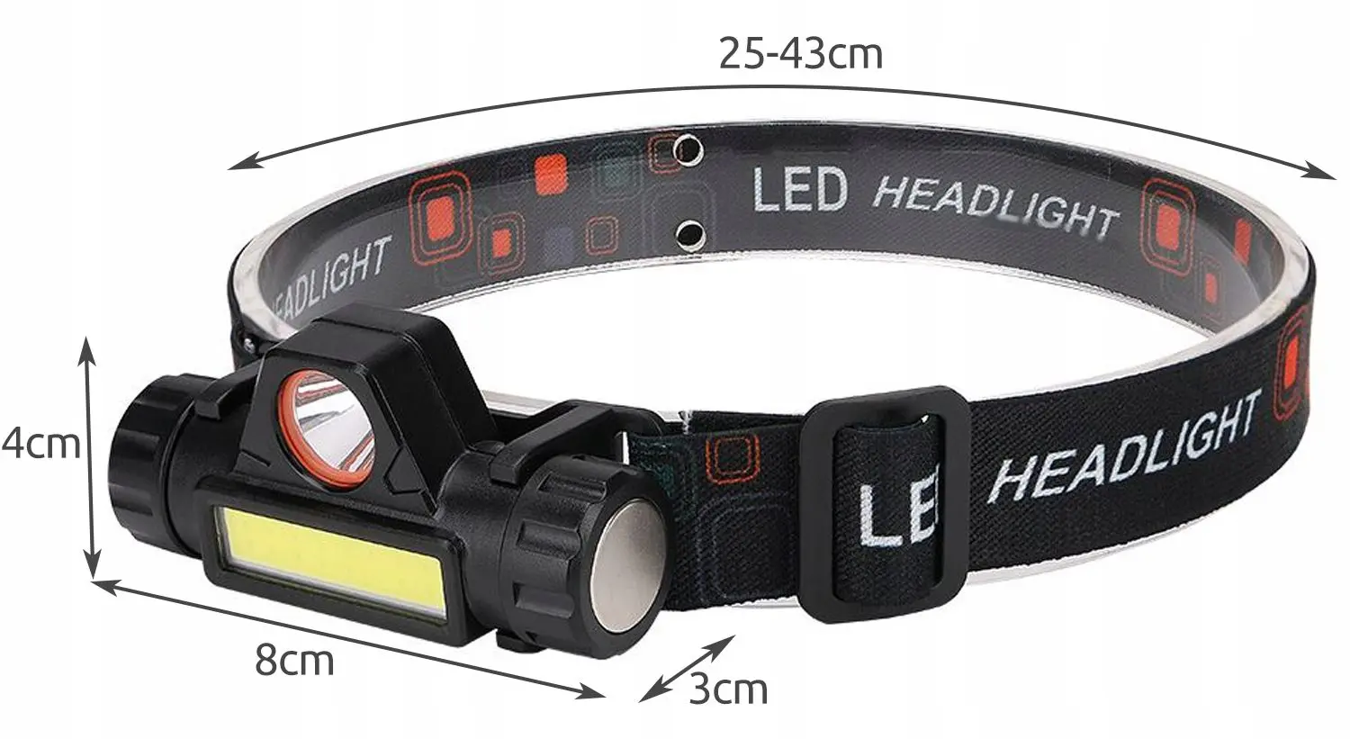 Lanterna frontala Trizand L18371 (Black) - 5