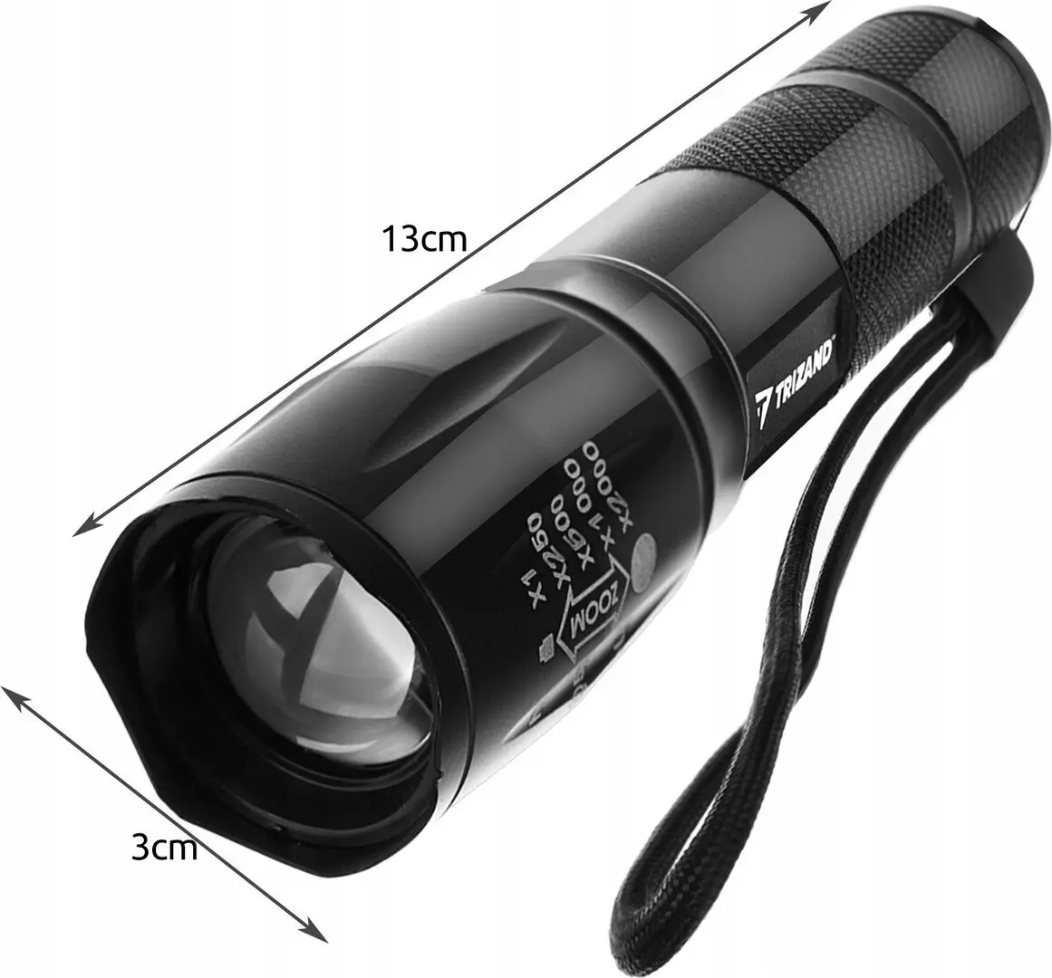 Lanterna LED 2in1 Trizand 24311 (Black) - 7