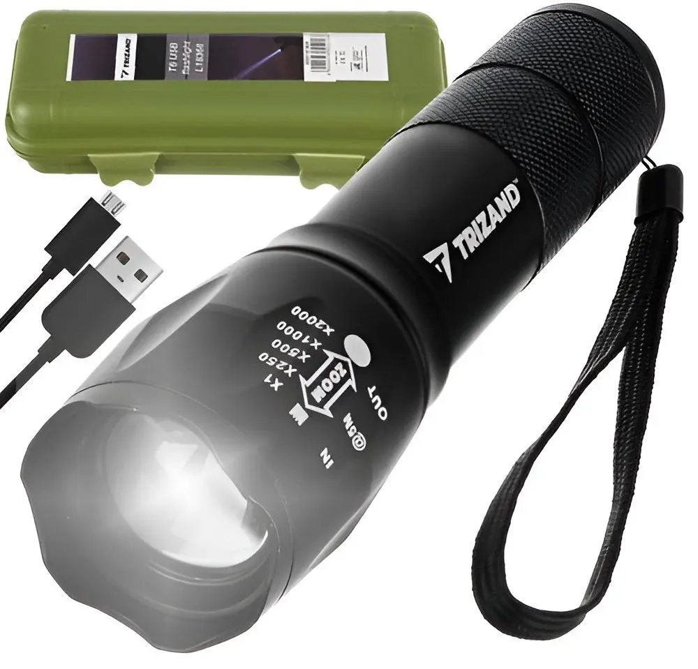 Lanterna LED Trizand L18368 (Black) - 4