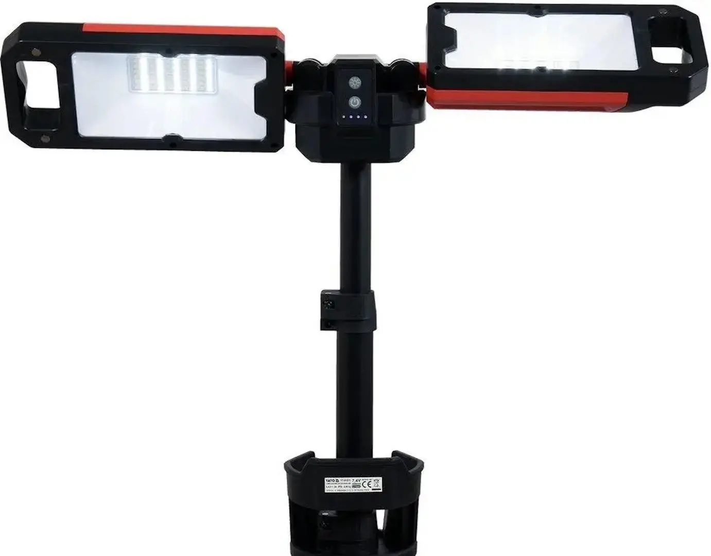 Аккумуляторный прожектор с подставкой Yato YT-81811 (Black/Red)