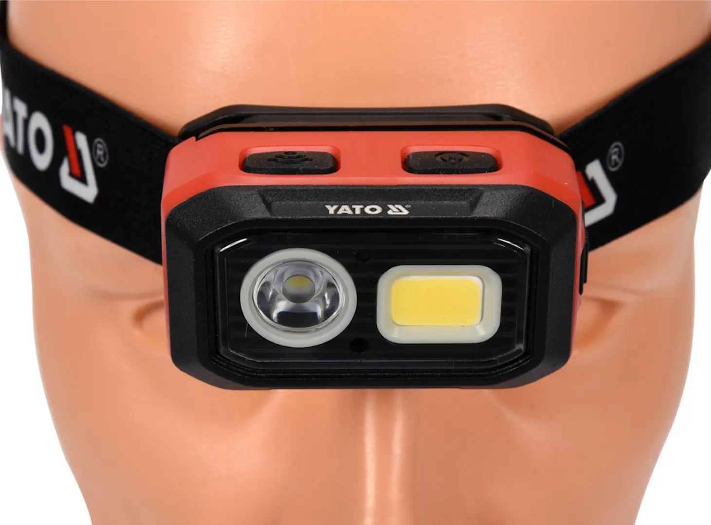 Налобный фонарь Yato YT-08593 (Black/Red)