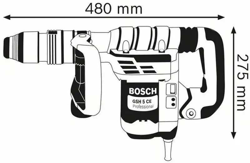 Ciocan demolator Bosch Professional GSH 5 CE
