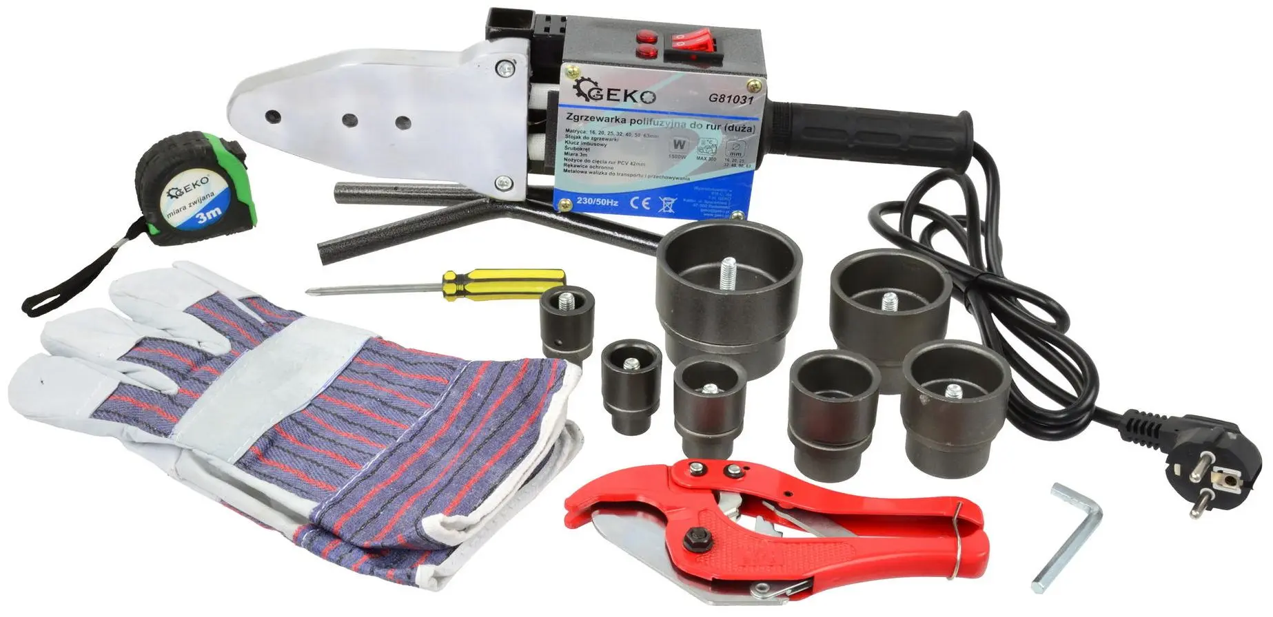 Aparat de lipit tevi plastice Geko G81031