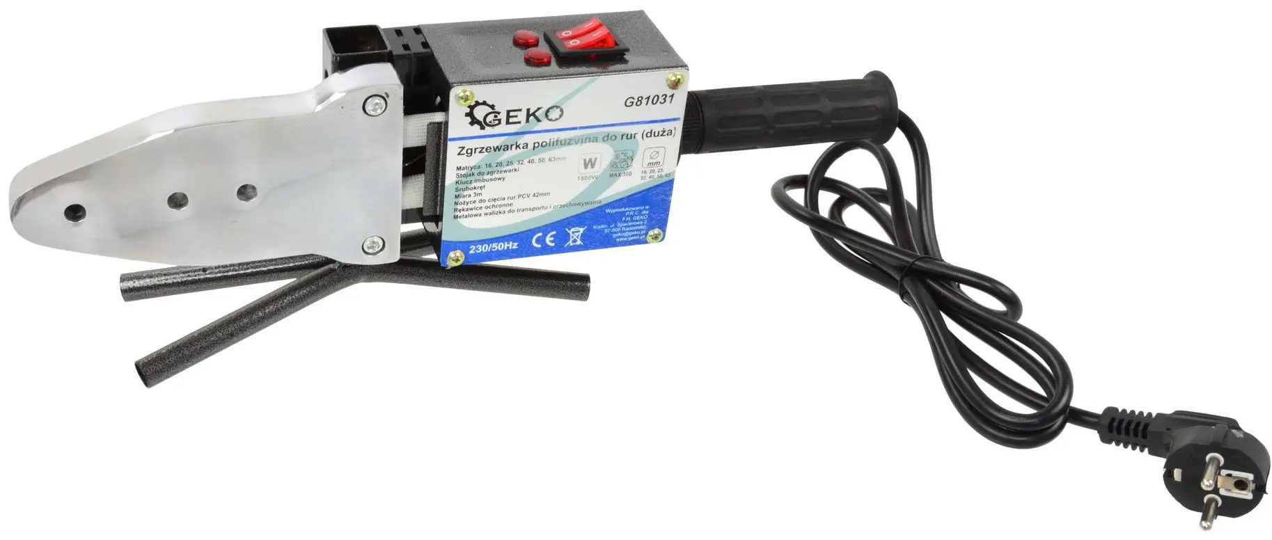 Aparat de lipit tevi plastice Geko G81031