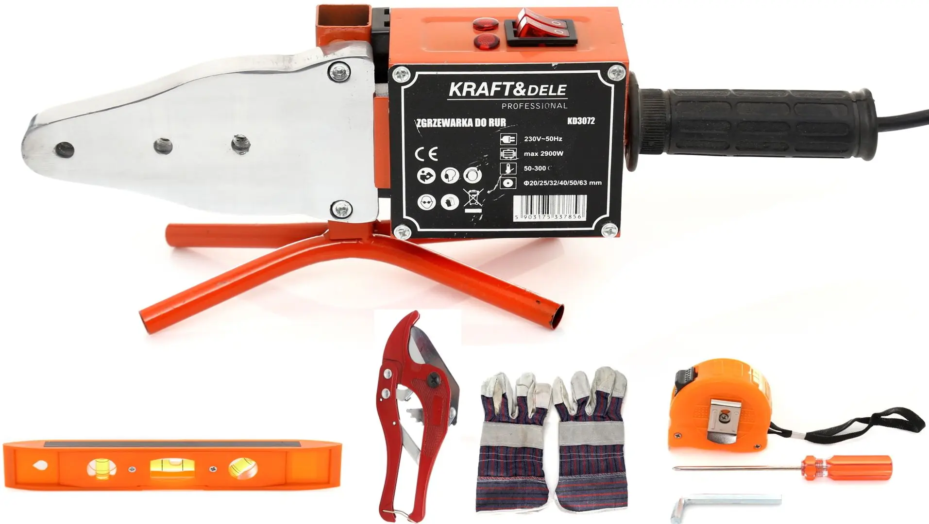 Aparat de lipit tevi plastice Kraft&Dele Professional KD3072