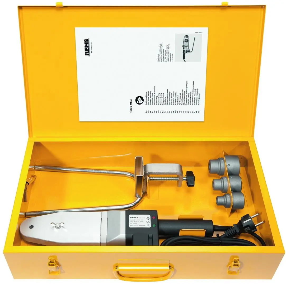 Паяльник для пластиковых труб Rems MSG 63 FM Set