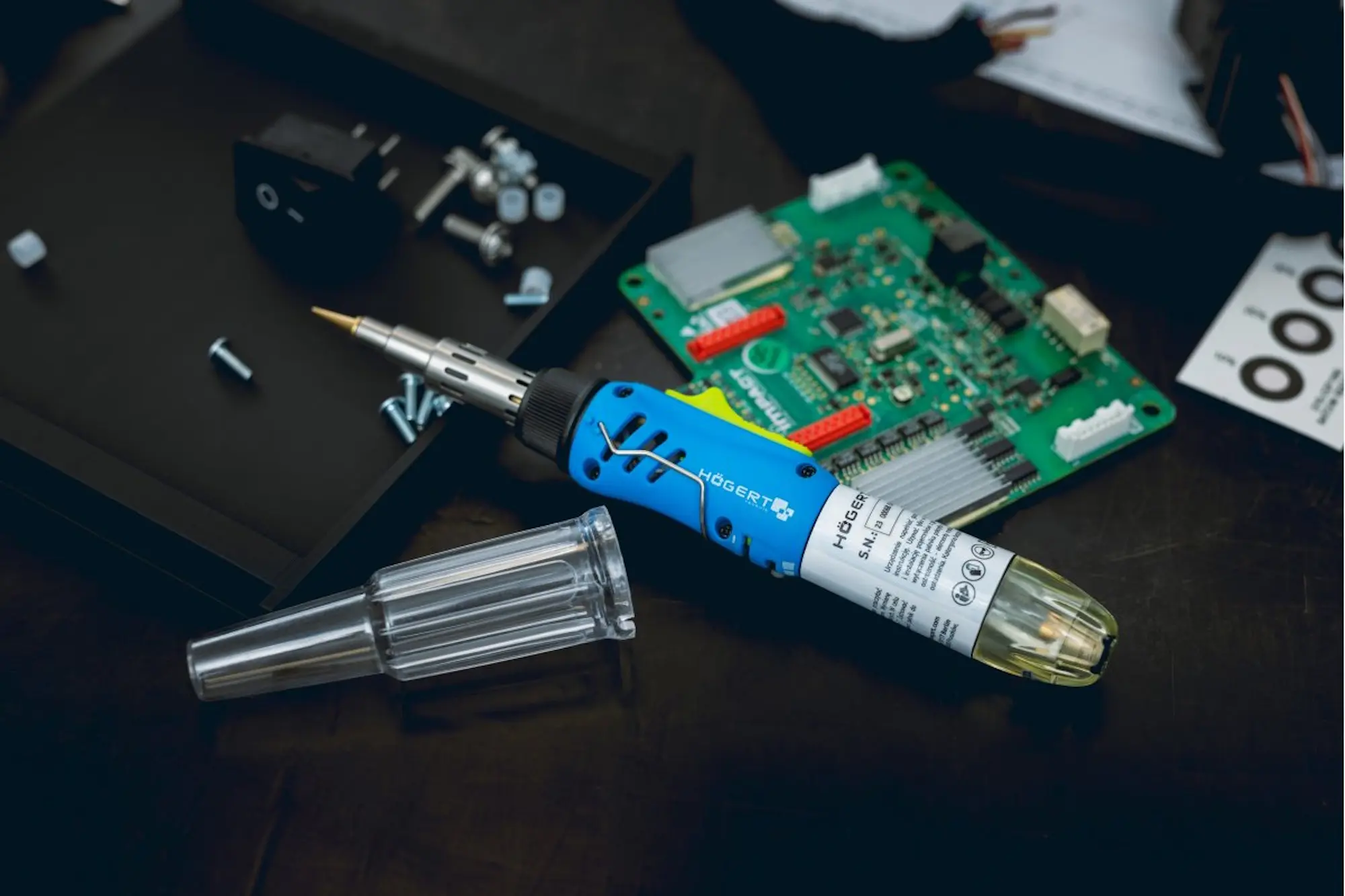 Газовый паяльник Hoegert HT2C401