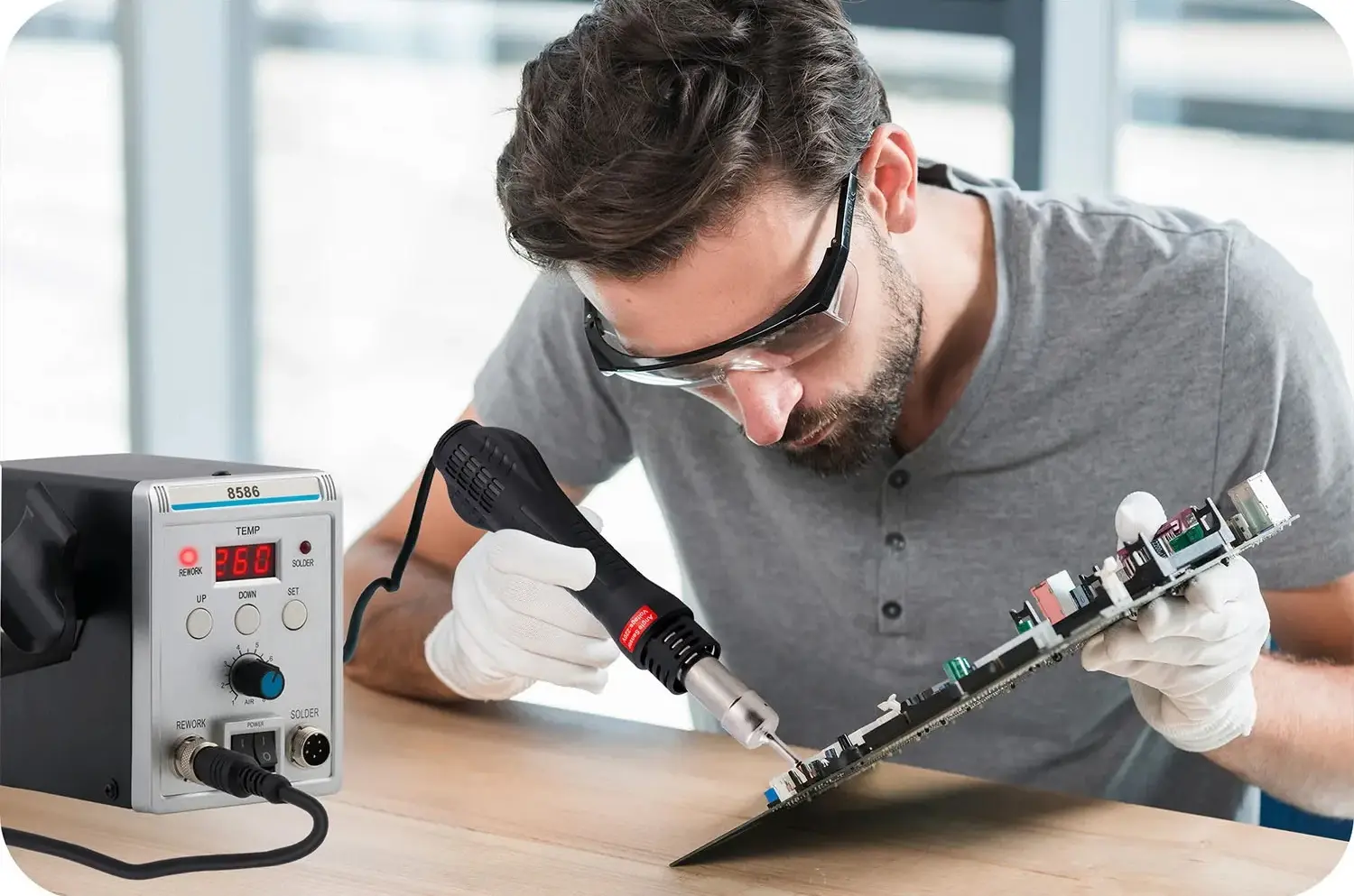 Паяльная станция Humberg HM-29 (Black) - 12