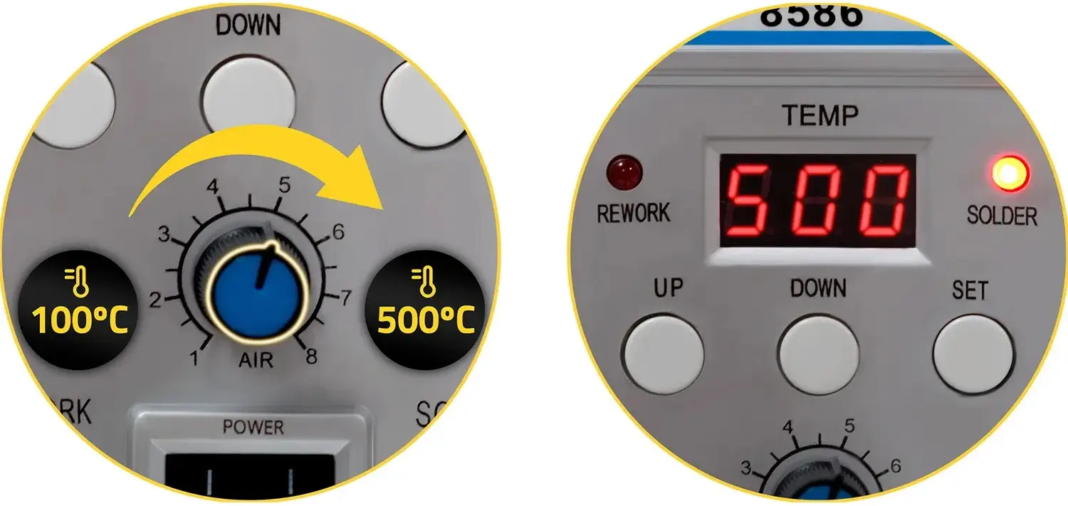 Паяльная станция Humberg HM-29 (Black) - 5