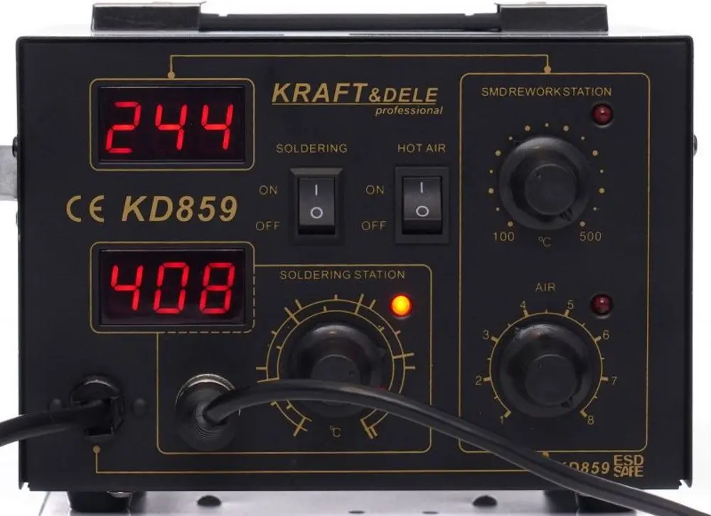 Паяльная станция Kraft&Dele KD859 (Black)