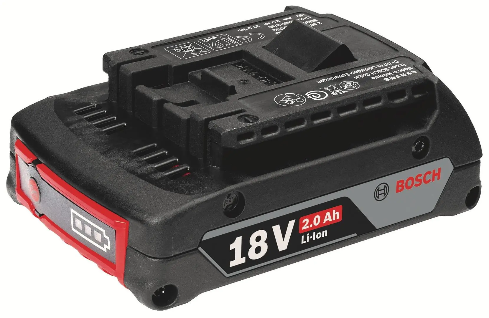 Комплект аккумуляторных инструментов Bosch GSR 180 LI + GDX 180 LI + GBA 18V 2.0Ah 1 600 A00 1CG + GAL 18V-20 + Case - 2