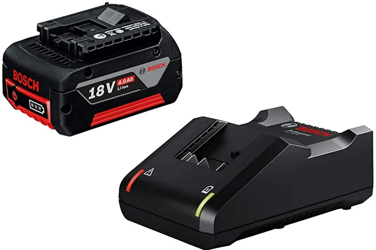 Ciocan rotopercutor cu acumulator Bosch Professional GBH 180-LI + Akku Li-Ion 4.0 Ahx2 + GAL 18V-40