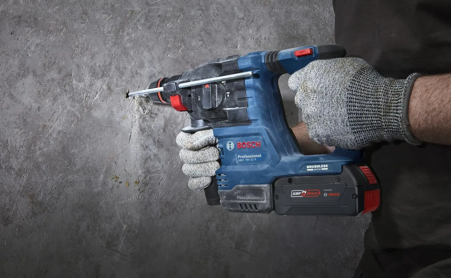 Перфоратор аккумуляторный Bosch Professional GBH 18V-22 X (0611924100)