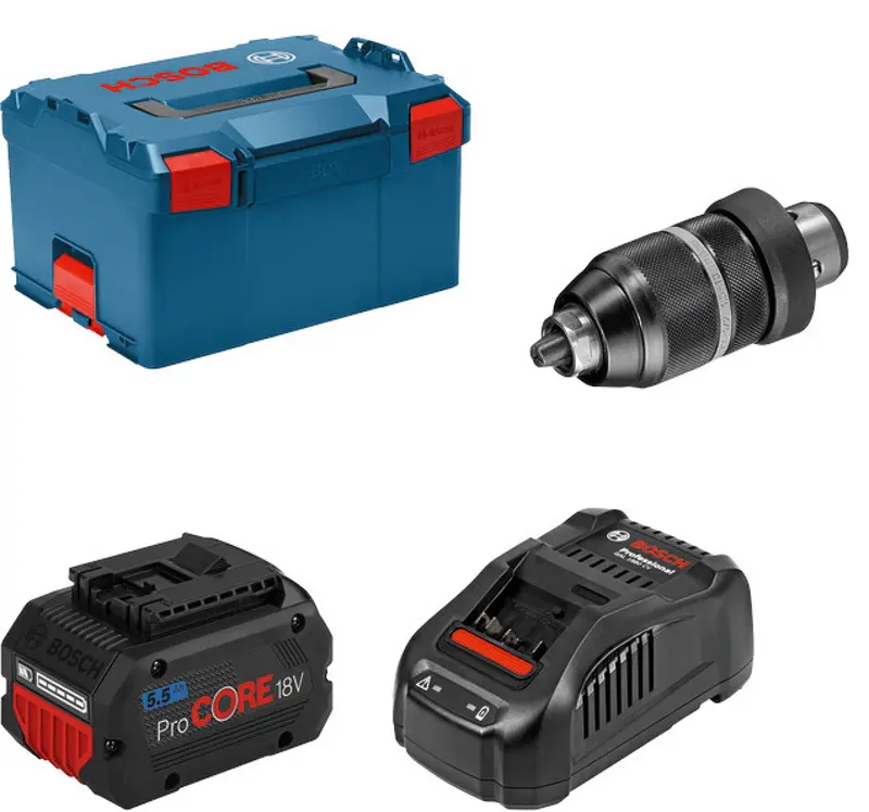 Перфоратор аккумуляторный Bosch Professional GBH 18V-26 F 2x5.5Ah (061191000G)