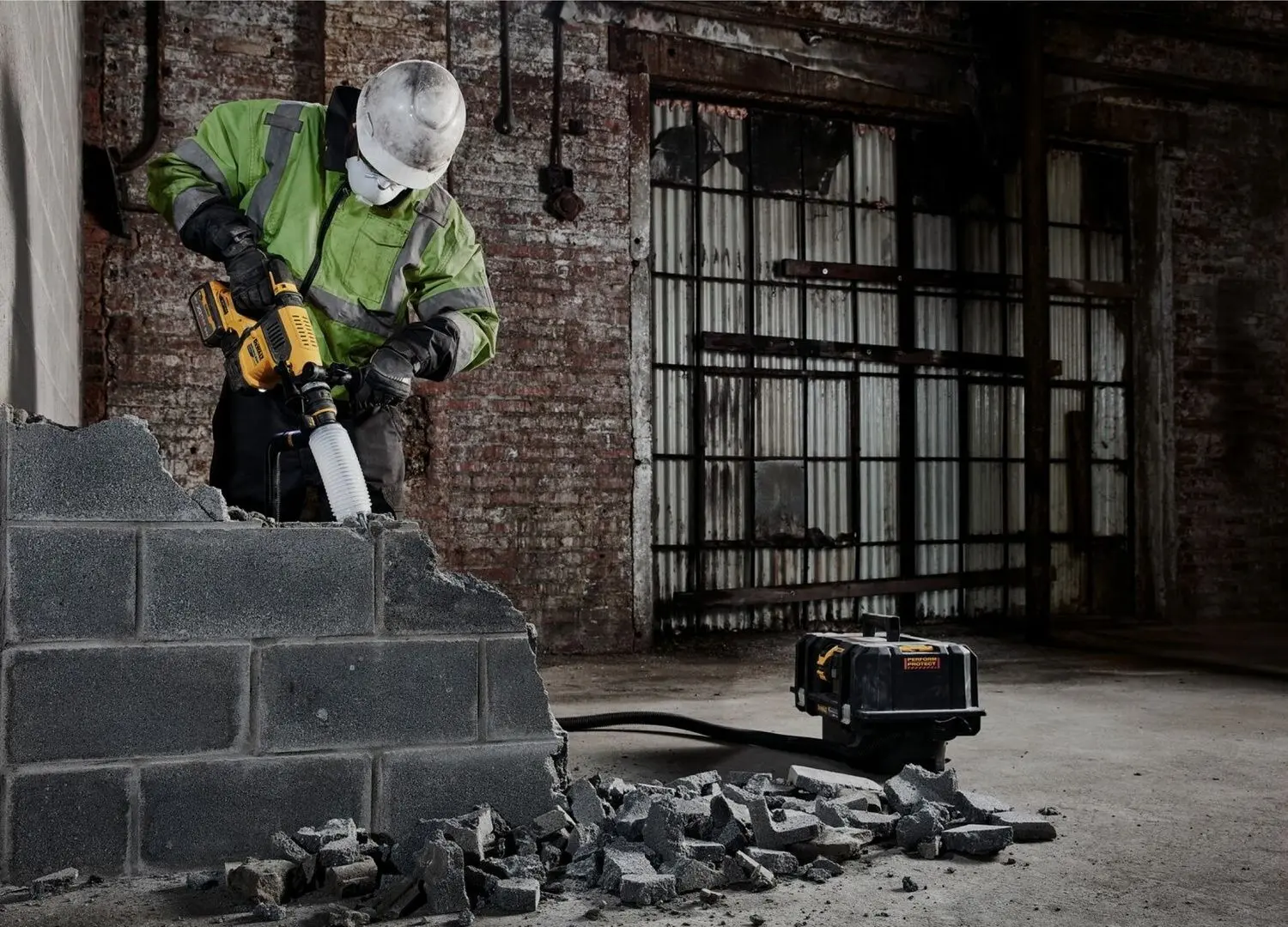Аккумуляторный перфоратор Dewalt DCH417NT-XJ - 4
