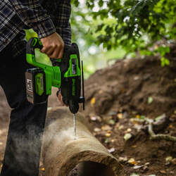 Аккумуляторный перфоратор Greenworks GD24SDS2 (Black/Green) Thumb