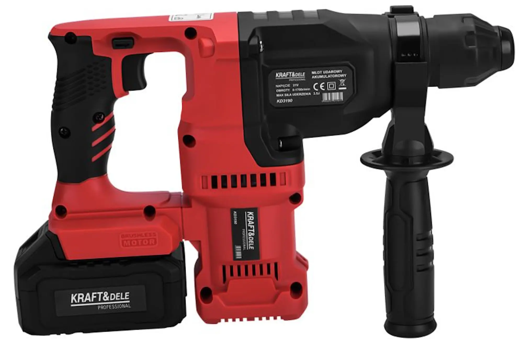 Аккумуляторный перфоратор Kraft&Dele KD3190