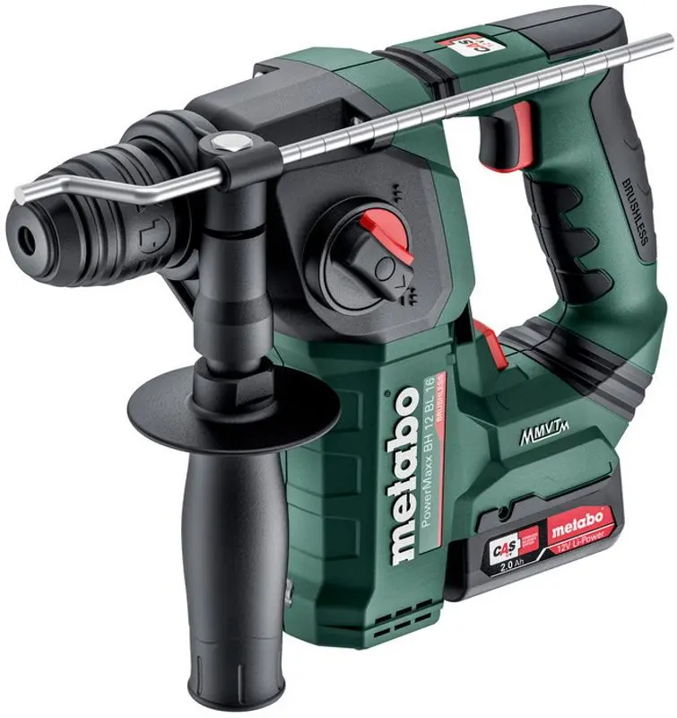 Аккумуляторный перфоратор Metabo PowerMaxx BH 12 BL 16 Akku Li-Ion 2Ahx2