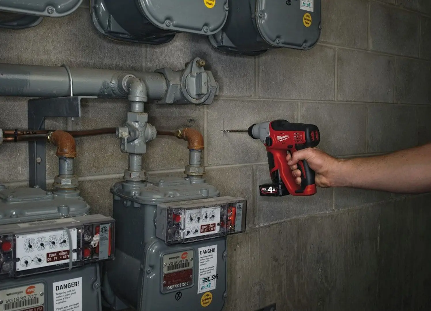 Ciocan rotopercutor cu acumulator Milwaukee M12 H-202C