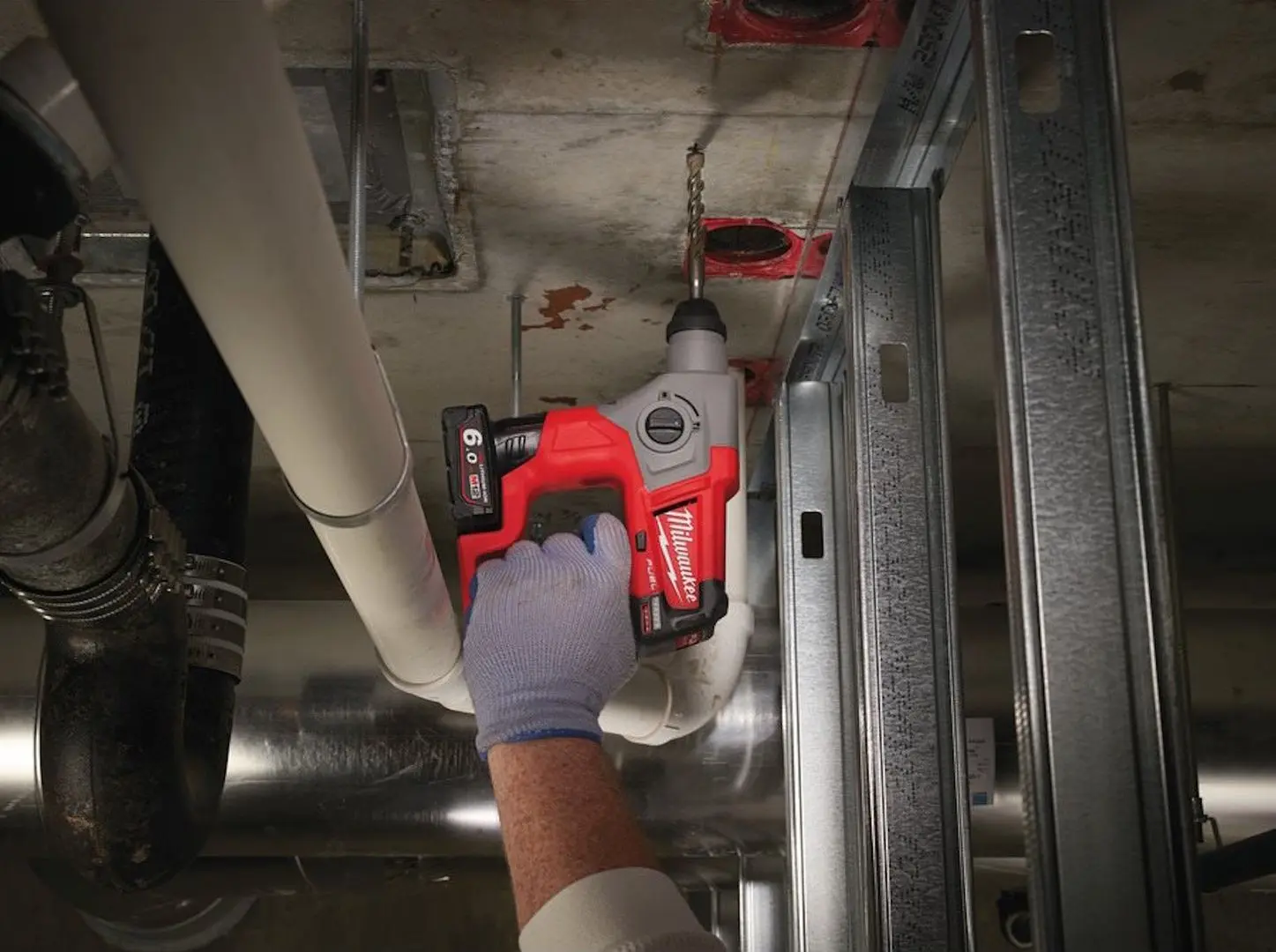 Ciocan rotopercutor cu acumulator Milwaukee M12CH-0