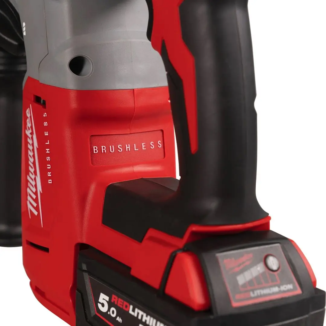Ciocan rotopercutor cu acumulator Milwaukee M18BLHX100P-502P (Red/Black)