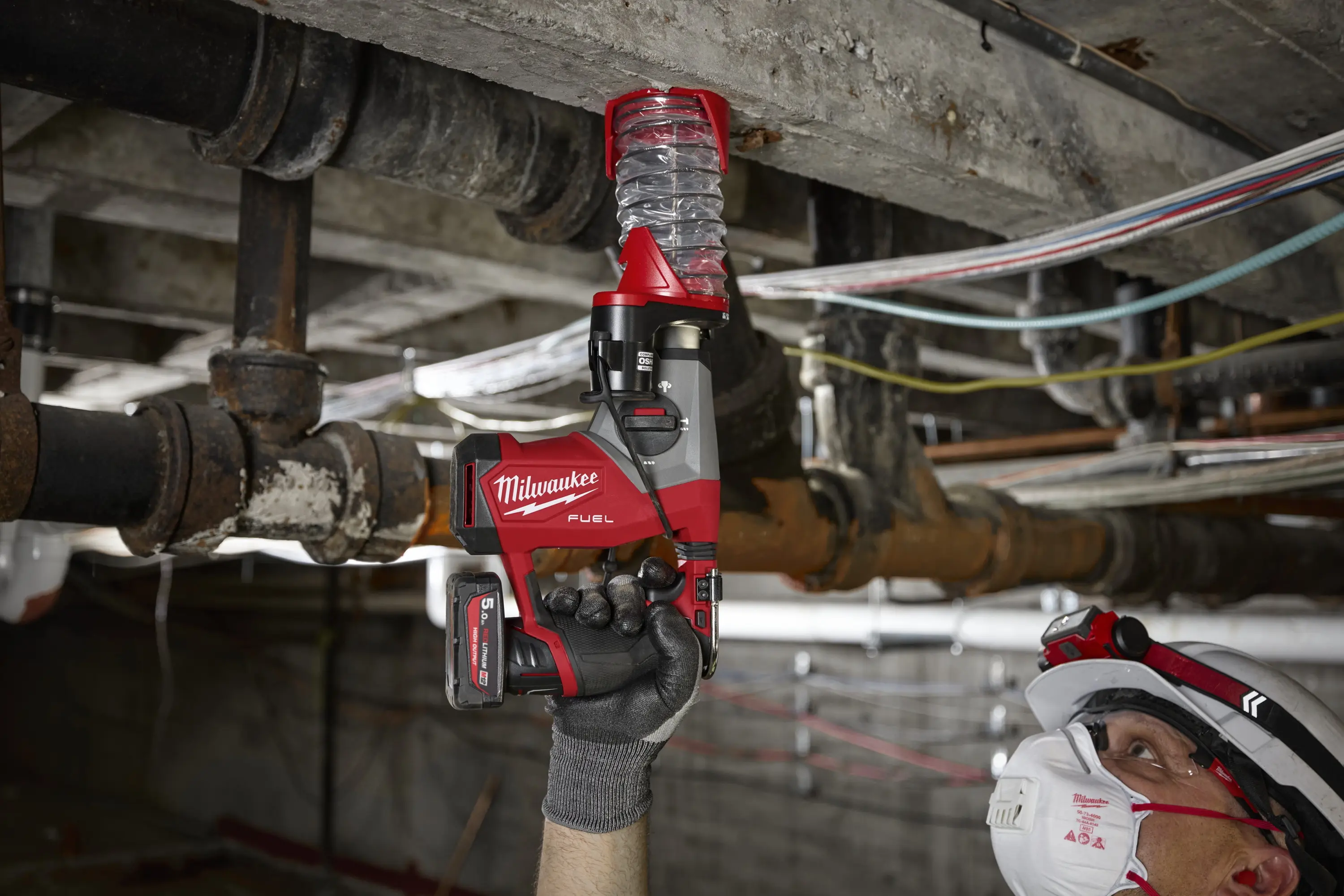Ciocan rotopercutor cu acumulator Milwaukee M12 FHAC16-502X (4933500781) - 7