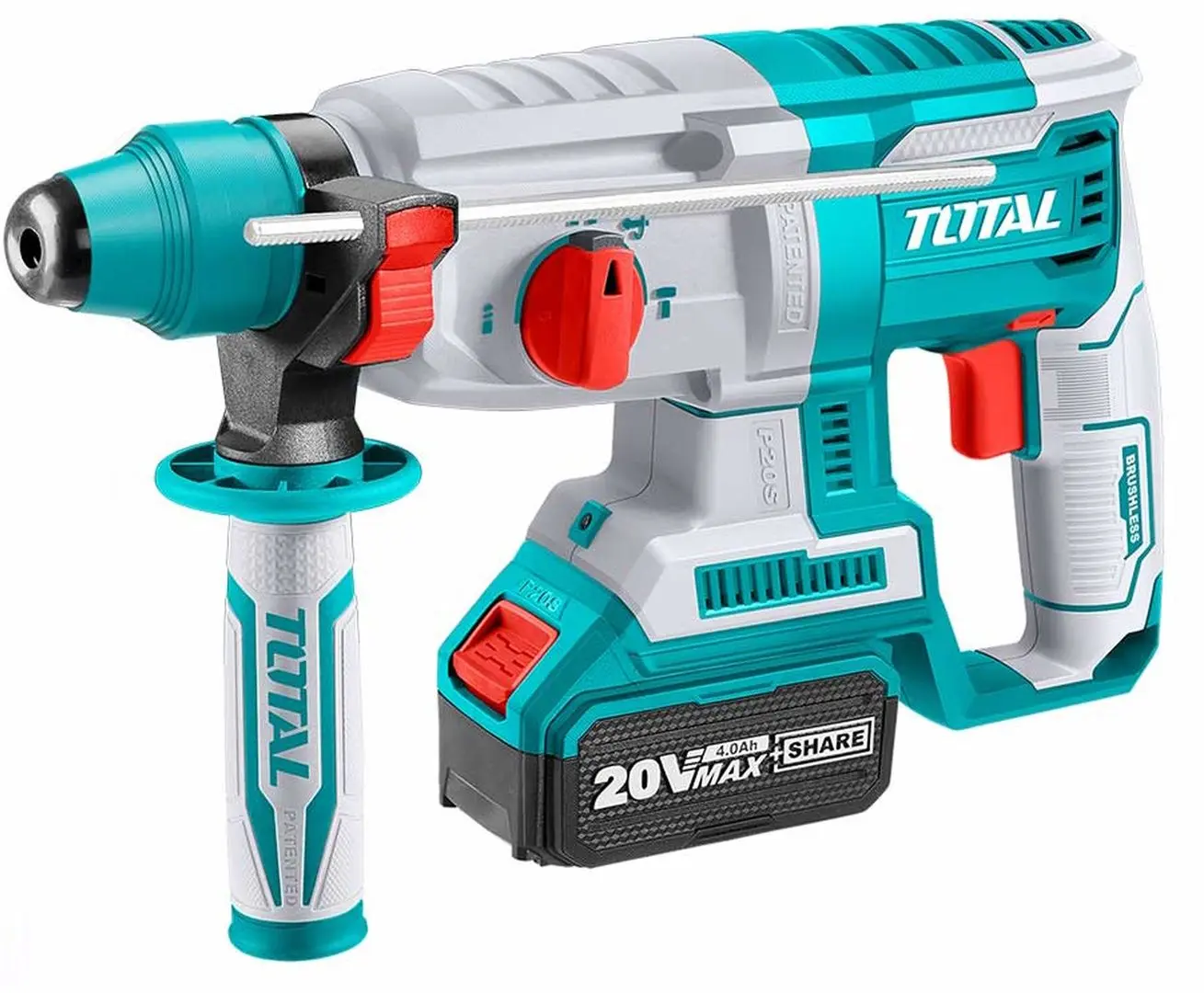 Ciocan rotopercutor cu acumulator Total TRHLI202287