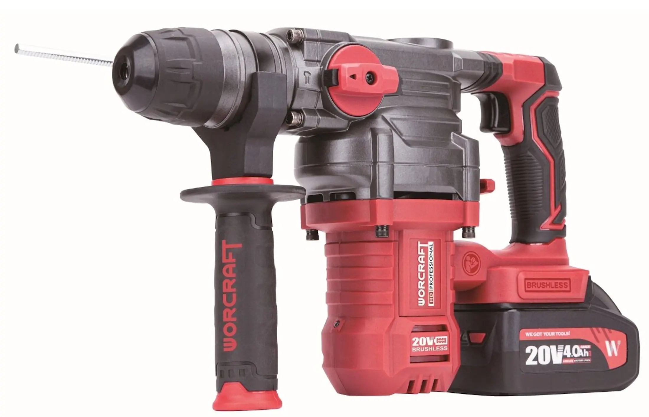 Ciocan rotopercutor Worcraft CRH-S20LiBDM - 2