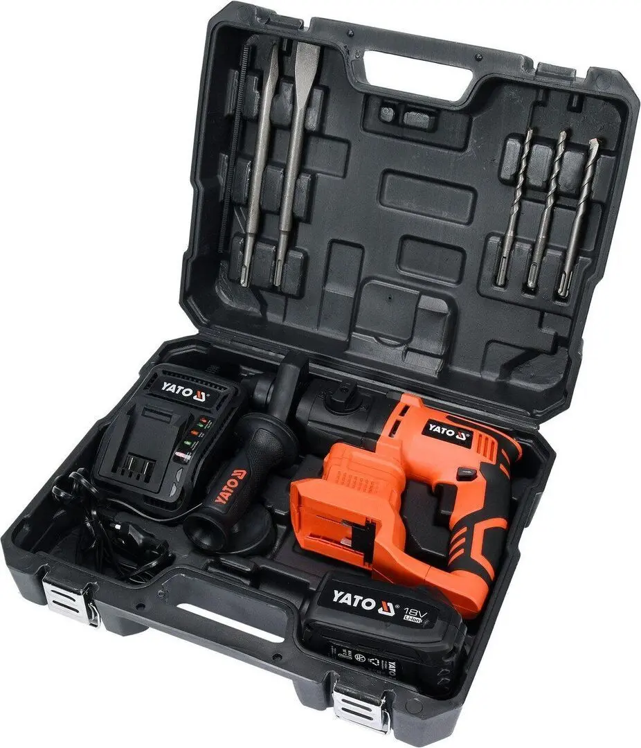 Ciocan rotopercutor cu acumulator Yato YT-82770 Kit