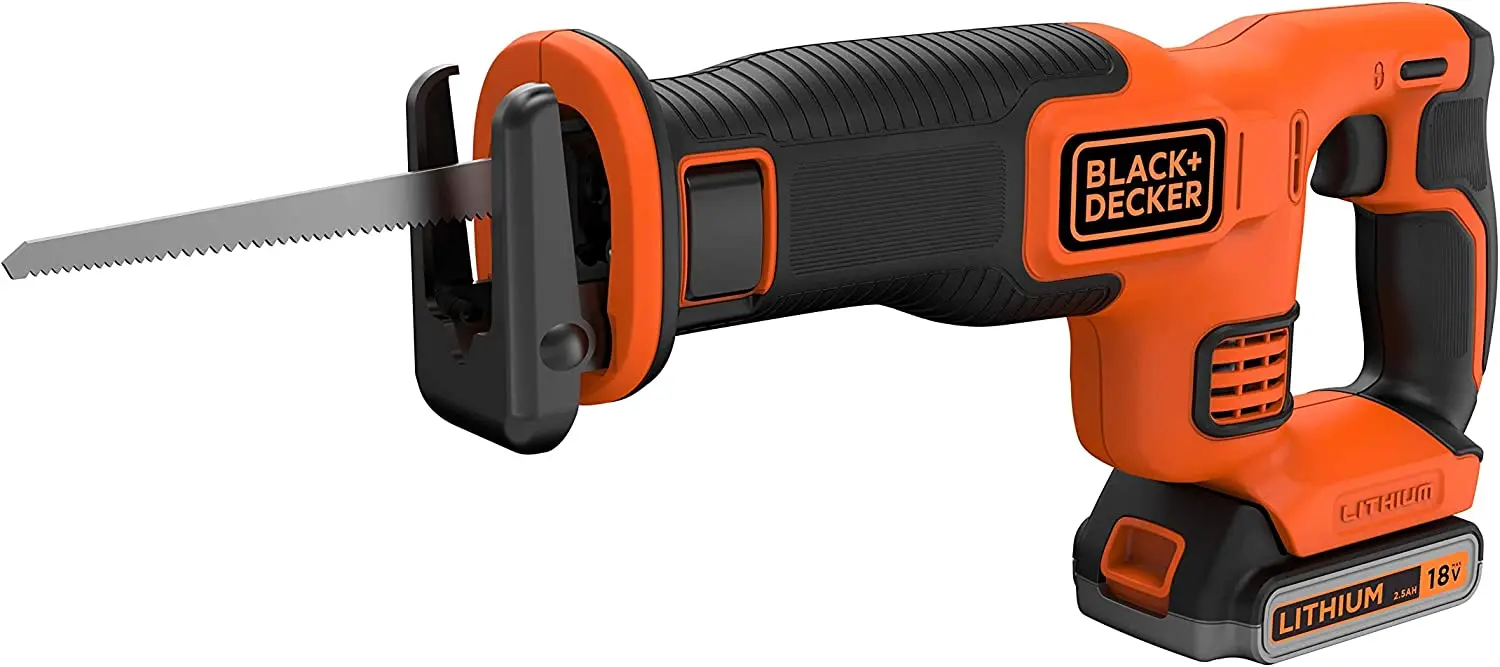 Пила сабельная Black&Decker BDCR18-QW (Orange/Black)