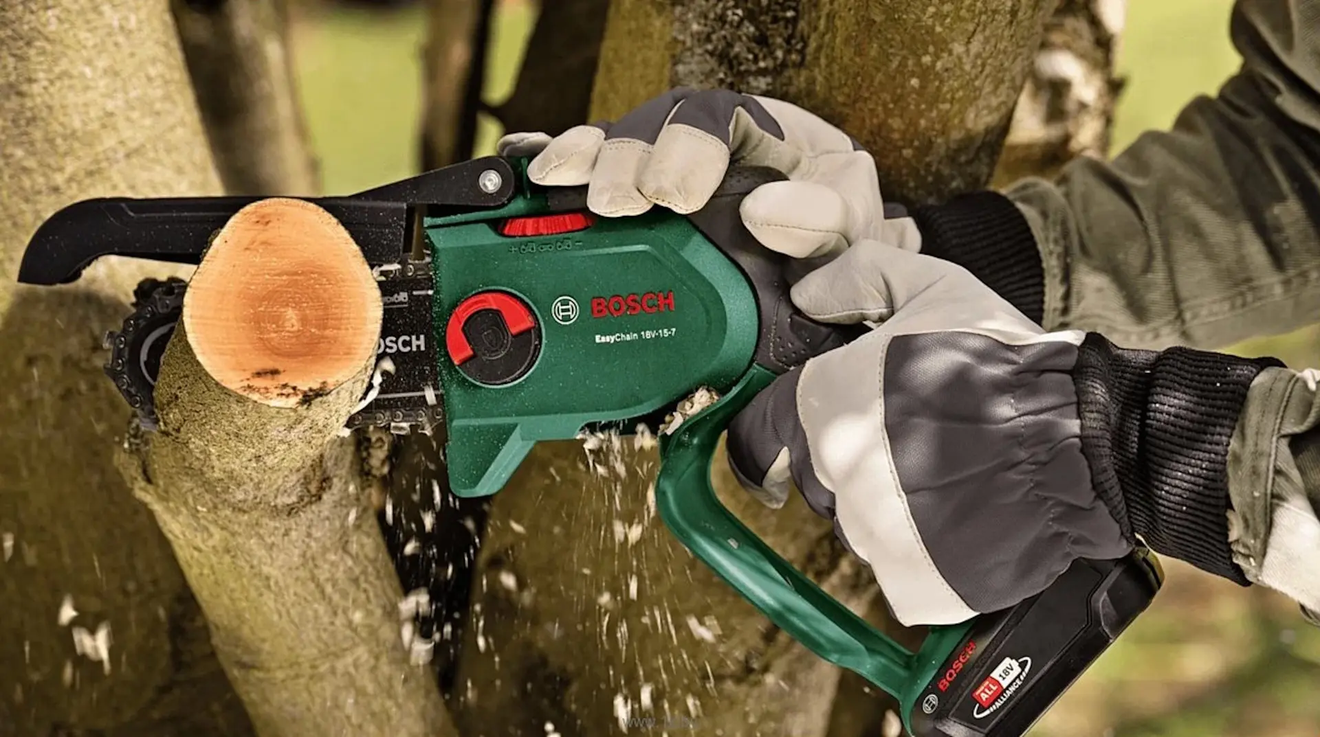 Fierastrau cu lant cu acumulator Bosch EasyChain 18V-15-7 (06008B8901)