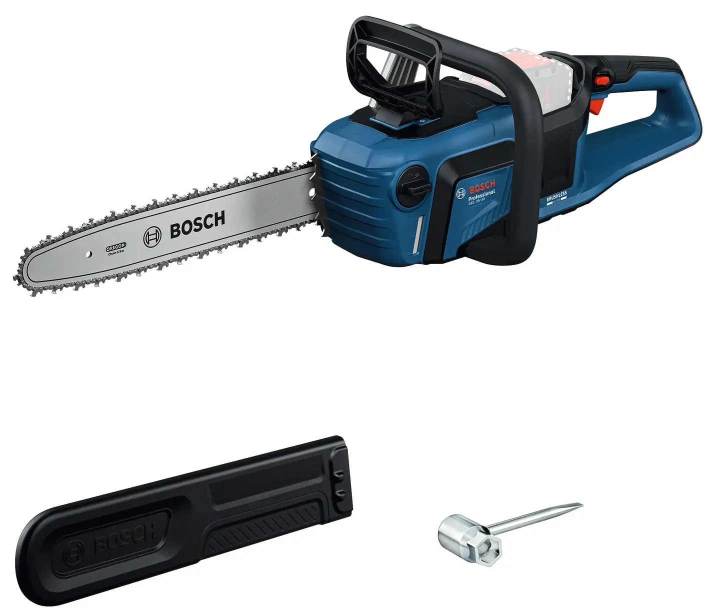 Fierastrau cu lant si acumulator Bosch GKE 18V-40 Solo (06008D3000)