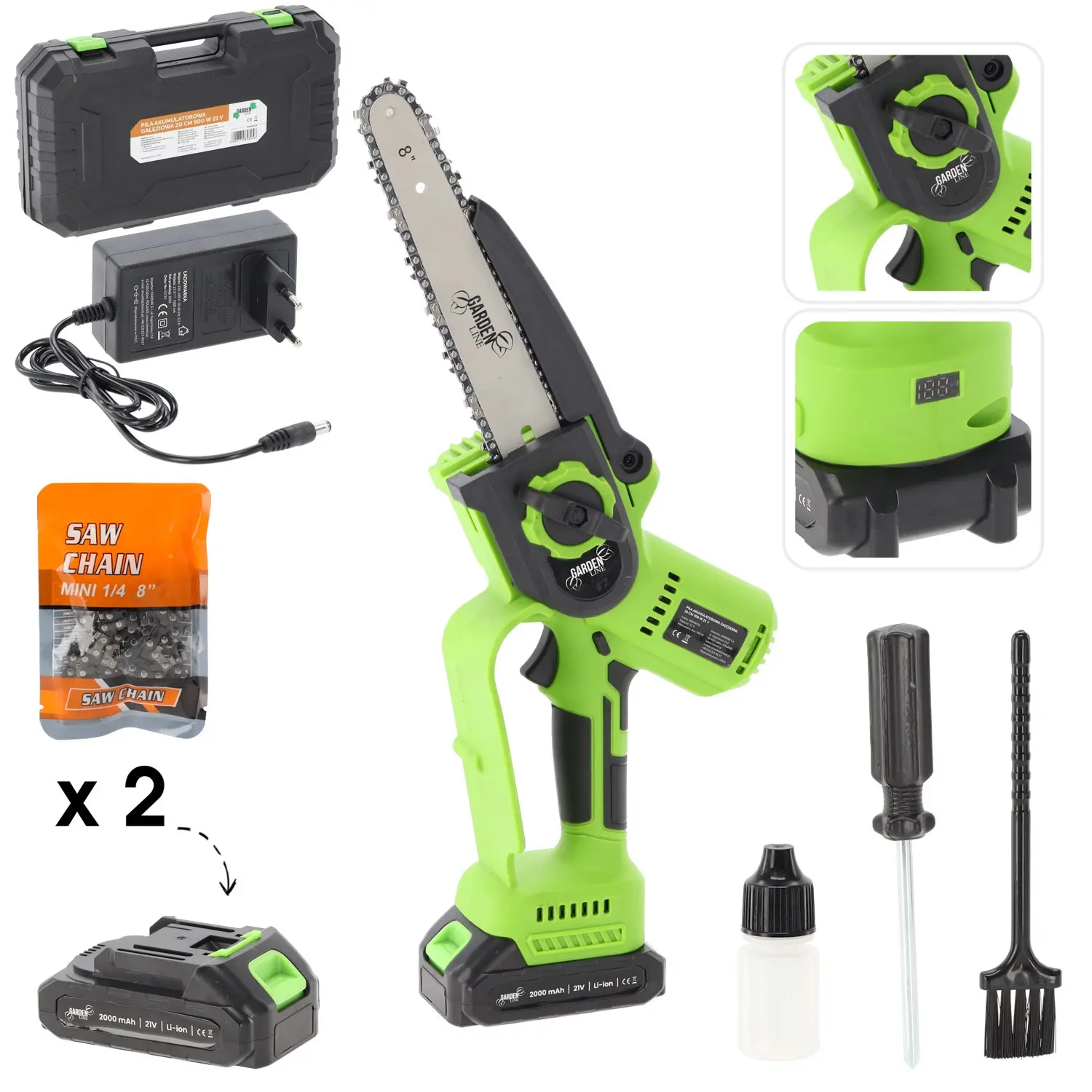 Аккумуляторная цепная пила Chomik WAN6956 - 2