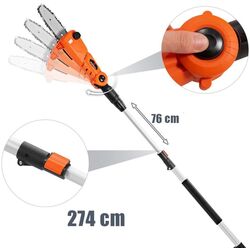 Аккумуляторная цепная пила Costway GT3535DE Thumb