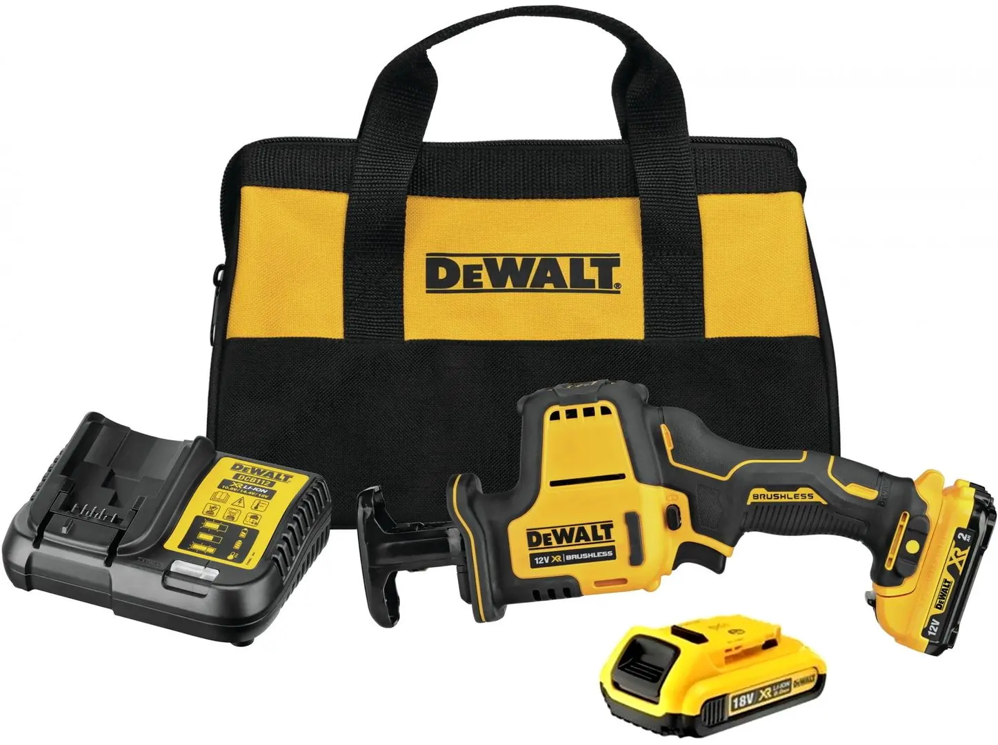 Аккумуляторная сабельная пила Dewalt DCS312D2-QW - 3