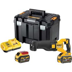 Аккумуляторная сабельная пила Dewalt DCS389X2-QW + DCB547-XJ 9.0Ahx2 + DCB118-QW + DWST1-71195