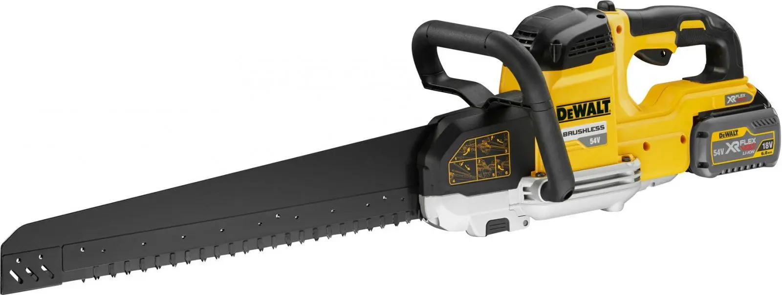 Пила аккумуляторная Dewalt Alligator DCS397T2-QW + DCB546-XJ 6.0Ahx2 Set - 2