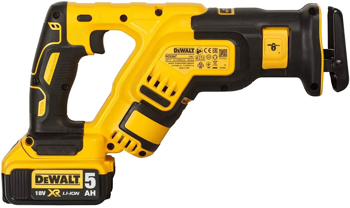 Сабельная пила Dewalt DCS367P2 - 3