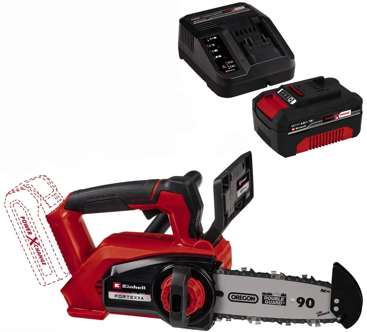 Аккумуляторная цепная пила Einhell Fortexxa - 2