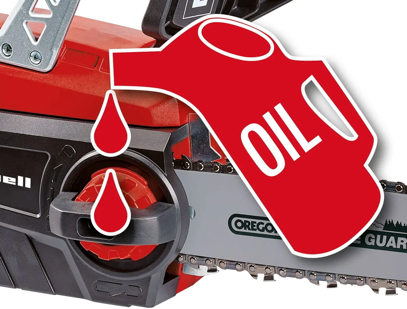 Аккумуляторная цепная пила Einhell Power X-Change GE-LC 18 Li Set - 4